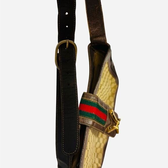 Gucci Brown and Gold Shoulder Bag - Picture 7 of 15